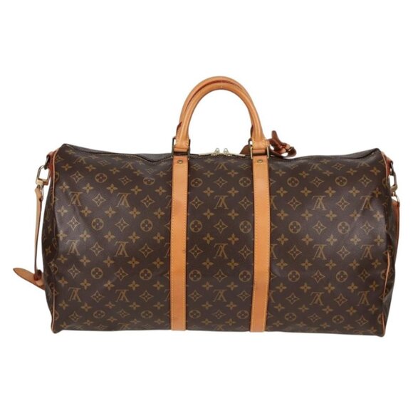 LOUIS VUITTON Monogram Keepall Bandouliere 55 Boston Bag - Picture 3 of 16